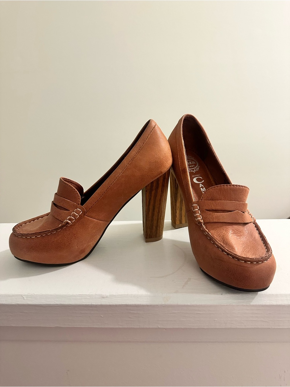 Jeffery Campbell Penny Lane Platform Loafers 7.5